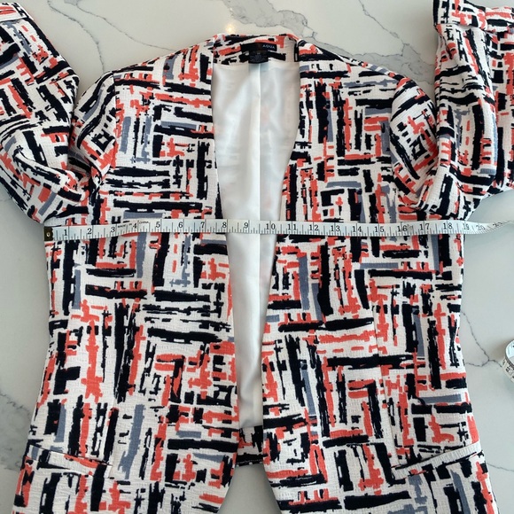 Aqua artsy open blazer white orange black size M - Picture 7 of 7